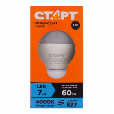 Лампа светодиодная СТАРТ ECO LED Sphere E27 7W 4000К