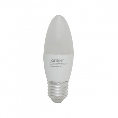 Лампа светодиодная СТАРТ ECO LED Candle E27 10W 6500К