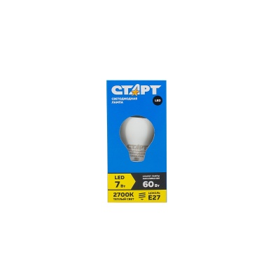 Лампа светодиодная СТАРТ LED Sphere E27 7W 2700К