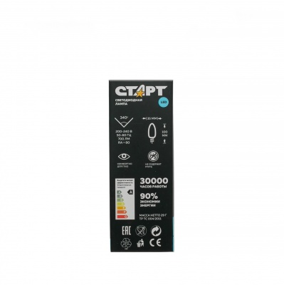 Лампа светодиодная СТАРТ LED F-Candle E14 7W 4000К